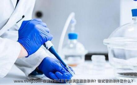 在国内做试管需要满足哪些条件？做试管的条件是什么？