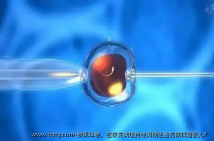 卵巢早衰，应该先调理月经周期还是先做试管婴儿？