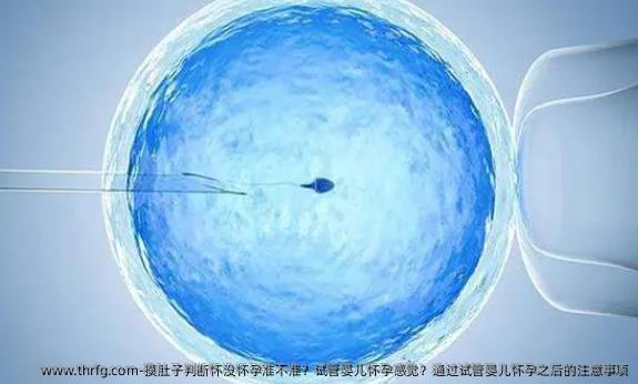 摸肚子判断怀没怀孕准不准？试管婴儿怀孕感觉？通过试管婴儿怀孕之后的注意事项
