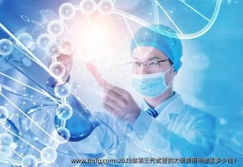 2025做第三代试管的大概费用明细是多少钱？