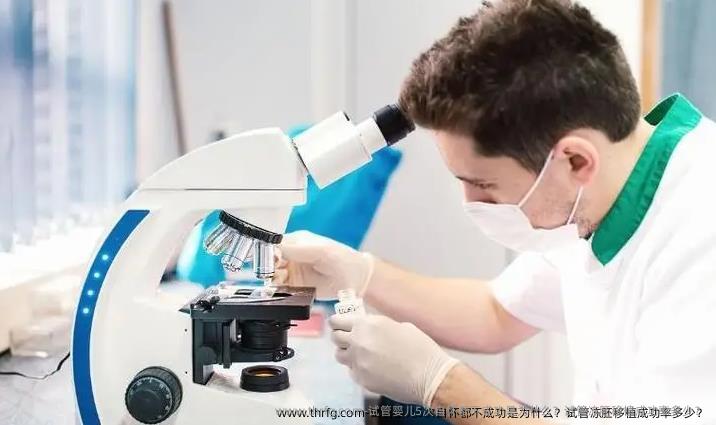 试管婴儿5次自怀都不成功是为什么？试管冻胚移植成功率多少？